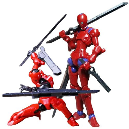 ARDENTIS & Sheik Mainland 1/18 Model Kit Mecha Xenostrike Red 2PCS/3.75'' - color: Xenostrike Red