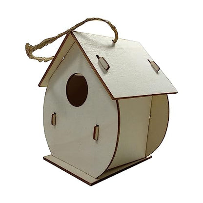 DIY Wooden Birdhouse Kit, 2-Pack Craft Set