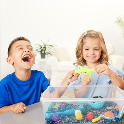 Creativity for Kids Sensory Bin: Outer Space Toys - Preschool and Toddler Sensory Toys, Kids Gifts for Boys and Girls Ages 3-5+, 10.25 x 14.5 x 4.75 inches - style: Outer Space