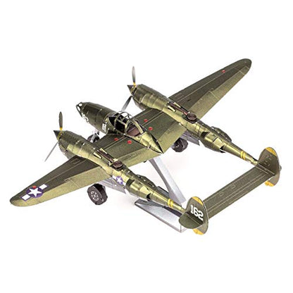 Metal Earth Fascinations Premium Series P-38 Lightning 3D Metal Model Kit