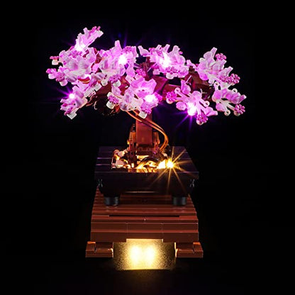 Lightailing Led Light for Lego 10281 Bonsai Tree Building Blocks Model - NOT Included The Model Set - style: (Only Light) 10281 Pink Bonsai Tree