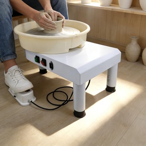 14" Pottery Wheel Clay Machine 350W, Heavy Duty Electric Ceramic Wheel