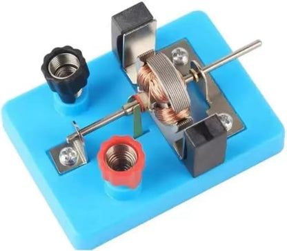 1Pc Blue DIY DC Electrical Motor Assemble KIT Science Lab Educational Physics Learning Experiment Ornaments for Electrical Motor Small in Size