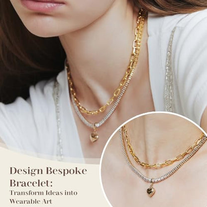 Wisreach 16 PCS 18K Gold Plated Paperclip Necklace — 18 Inch Stainless Steel Necklace Chains with 2 Inch Extender for Jewelry Making, Durable & Tarnish-Resistant Charm Chains for Women (Gold & Silver) - size: Size 2