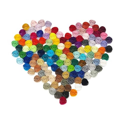 ODETOJOY 1/2inch White Quilling Paper Strips 13mm for Crafts Paper Quilling Strips Set-120pcs, 54cm (1/2inch 13mm) - size: 1/2inch 13mm
