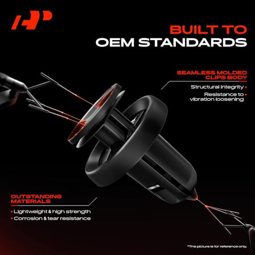 A-Premium 210PCS Fastener Retainer Clip Kit Compatible with Ford 2017-2019