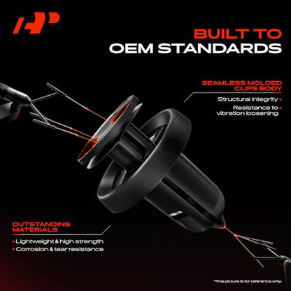 A-Premium 210PCS Fastener Retainer Clip Kit Compatible with Ford 2017-2019