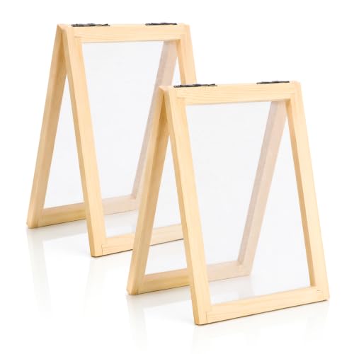 Paper Making Screen A6 Size Natural Wooden Paper Making Frame 5x7 inch