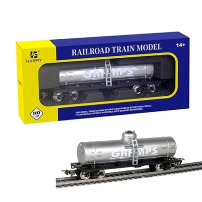 HTLNUZD 1/87 Model Train Set Narrow Gauge Model Railway Track, Nickel Silver Curved & Turnout Tracks, Perfect for Hobbyists & Train Collectors Premium Gift (96100)
