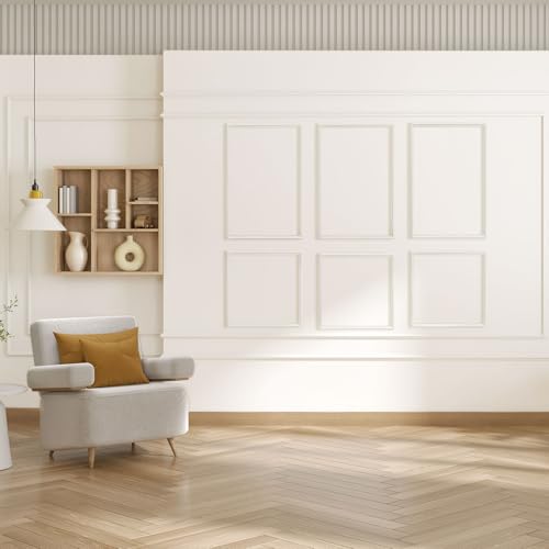 3 Set Pre-Cut Accent Wall Molding Kit Wainscoting Panels - color: 16X24 in