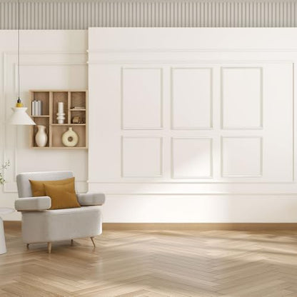 3 Set Pre-Cut Accent Wall Molding Kit Wainscoting Panels - color: 16X24 in