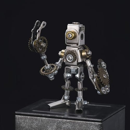 3D Metal Puzzles for Adults，3D Puzzle Metal Model Kit，3D Mechanical Model，Brain Teaser Puzzles DIY Assembling for Stress Relief for Teenagers and Adults - color: Bie-xi-bo