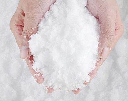 Instant Snow Just Add Water! Holiday Experiment, Reusable Snow (20 Packs-Make 80 Cups), Artificial Snow Powder for Kids Sensory Play, STEM Activity, Christmas Decoration