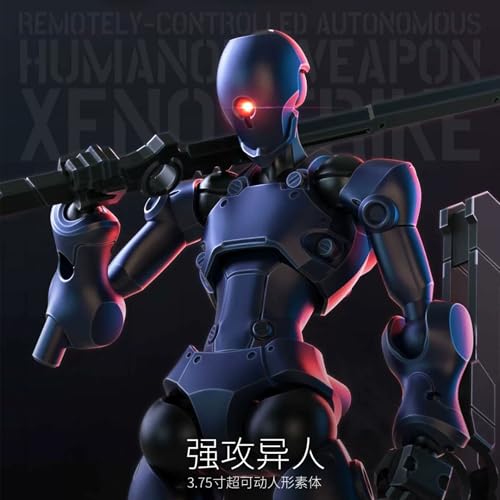ARDENTIS & Sheik Mainland 1/18 Model Kit Mecha Xenostrike Blue 2PCS/3.75'' - color: Xenostrike Blue