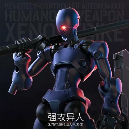 ARDENTIS & Sheik Mainland 1/18 Model Kit Mecha Xenostrike Blue 2PCS/3.75'' - color: Xenostrike Blue