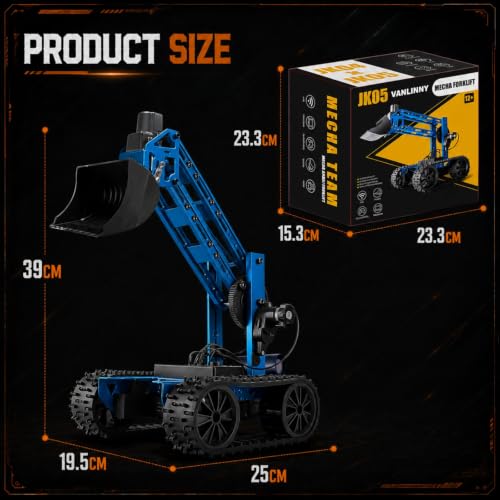 Robotic Arm Kit, Robot Kit for Kids Age 8+,STEM Building Toys 4-DOF Electronic Programming DIY Robots for Boys and Girls, Educational Science Projects,Cool Xmas Birthday Gifts for Kids. - color: Blue