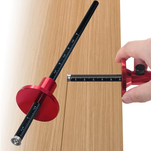 ZJchao European Aluminum Alloy Wheel Marking Gauge Woodworking Scriber for Furniture Projects