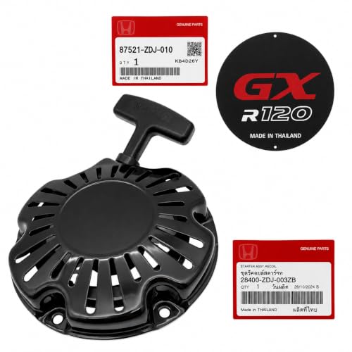 Genuine Recoil Starter Assy. *NH1* 28400-ZDJ-003ZB Genuine Emblem 87521-ZDJ-010 for Honda GXR120RT GXR120 - size: 28400-ZDJ-003ZB