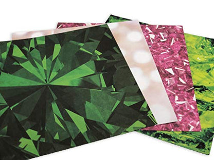 Origami Paper 200 sheets Birthstones 6" (15 cm): Photographic Designs of Gemstones: Double Sided Origami Sheets Printed with 12 Different Designs (Instructions for 6 Projects Included)