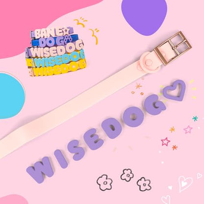 Wisedog Dog Charms for Collar, Lilac, 19MM - color: Lilac, size: 19mm