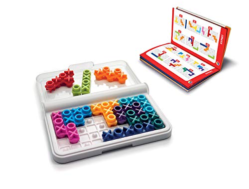 SmartGames IQ XOXO - Pocket Travel Puzzle Brain Teaser Game, Ages 6+ - style: IQ XOXO