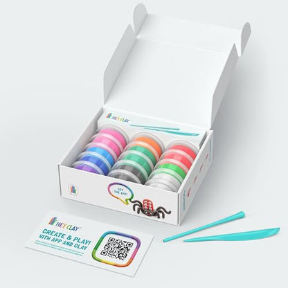 HEY CLAY Bugs Air Dry Clay Kit for Kids Modeling Set for Children Age 3+ - color: Bugs
