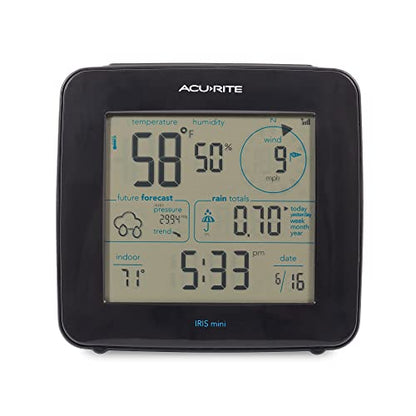 AcuRite Iris (01122M) Weather Station with Wireless Mini Display - color: Monochrome Screen