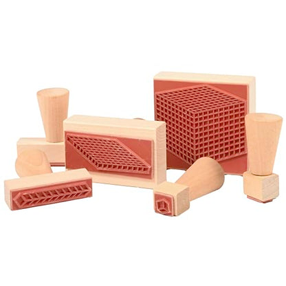 READY 2 LEARN Base 10 Block Stamps, Set of 6