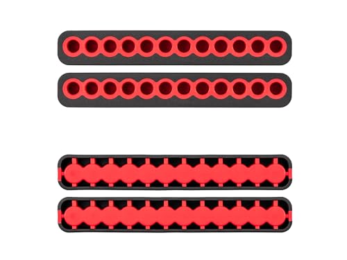 TEKTON 12-Tool 4 mm Bit Rail Set, 2-Piece | ODB90000 - style: 2-pc. 12-Tool 4 mm Bit Rail Set