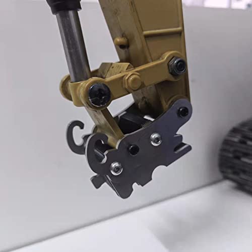 Metal Manual Bucket Changer Quick Release Excavator Bucket Modification Kit for Huina 350/550/560/580/592/593/594/1580 RC Excavator