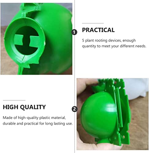 18 Pack Tree Root Growing Box, Rooting Ball Grafting Tools,High Pressure Plant Propagation,Air Layering pods, Grafting Ball Device for Plant Cutting Seedlings