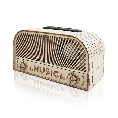 STEM Kits for Kids Age 12-14, Wooden DIY Bluetooth Speaker Kit Build Your Own with Dual Speakers, Science Gift for Teen Boys Girls Birthday Christmas