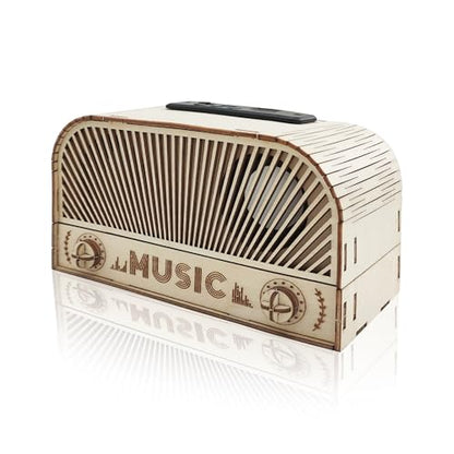 STEM Kits for Kids Age 12-14, Wooden DIY Bluetooth Speaker Kit Build Your Own with Dual Speakers, Science Gift for Teen Boys Girls Birthday Christmas