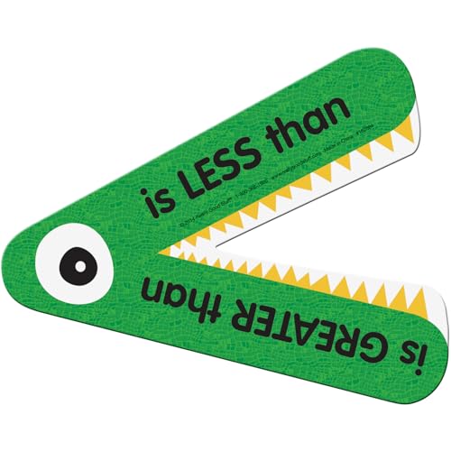 Really Good Stuff Magnetic Greater Than or Less Than Alligator - style: 1 Teacher Gator