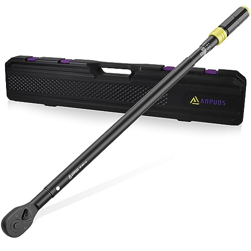 ANPUDS 3/4" Click Torque Wrench, 100-650 Ft-Lb/135.5-880.8 Nm, Heavy Duty - size: 100-650 ft-lb / 135.5-880.8 Nm
