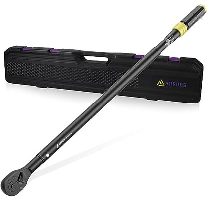 ANPUDS 3/4" Click Torque Wrench, 100-650 Ft-Lb/135.5-880.8 Nm, Heavy Duty - size: 100-650 ft-lb / 135.5-880.8 Nm