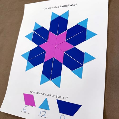 Pattern Block Shapes, Math Manipulatives, 882 Piece