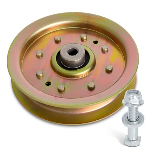 756-04129 Idler Pulley Bearing Compatible with Cub Mower Cad LT1050 LT1045 LTX1040 1046 Riding Lawn Mower Tractor with 42" 46" 48" 50" 54" Deck - size: 756-04129_1pc