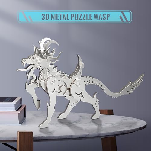 FILASLFT 3D Metal Puzzles for Adults,Mechanical Model Kit Baize - color: A8-baize-silvery