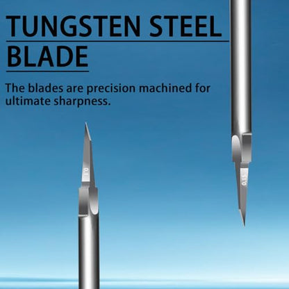 Model Scriber Blades Tungsten Steel 0.10mm & 0.15mm - style: 0.1+0.15mm