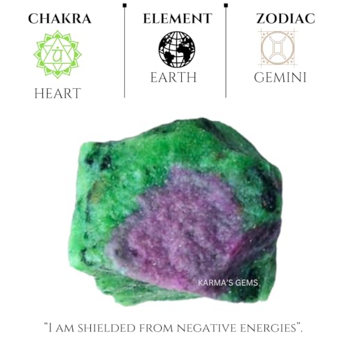Crystals, Rocks, Jade, Crystals and Healing Stones, Witchcraft Supplies, Healing Crystals, Stones, Healing Stones, Rock Collection, Agate, Raw Stones (Ruby Zoisite, 2 Pcs) - color: Ruby Zoisite