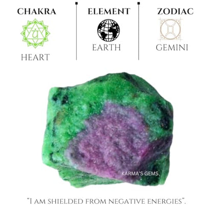 Crystals, Rocks, Jade, Crystals and Healing Stones, Witchcraft Supplies, Healing Crystals, Stones, Healing Stones, Rock Collection, Agate, Raw Stones (Ruby Zoisite, 2 Pcs) - color: Ruby Zoisite