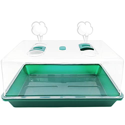 Propagator Tray with Vented Dome, Thick Mini Greenhouse for Seedlings