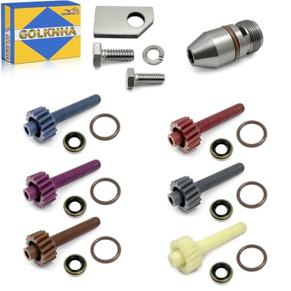 23 PCS Speedometer Driven Gear Kit (17, 18, 19, 20, 21, 22 Teeth) and Bullet Kit for GM Muncie & Saginaw 3/4-Speed, T5, T10, Super T10, Powerglide, TH200, TH350 Transmissions