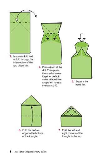 My First Origami Fairy Tales Kit: Paper Models of Knights, Princesses, Dragons, Ogres and More! (includes Folding Sheets, Easy-to-Read Instructions, Story Backdrops, 85 stickers) (Tuttle Specials)