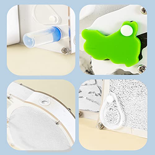2PCS Ant Farm for Kids with Connectable Tubes Habitat Science Learning Kit - color: White