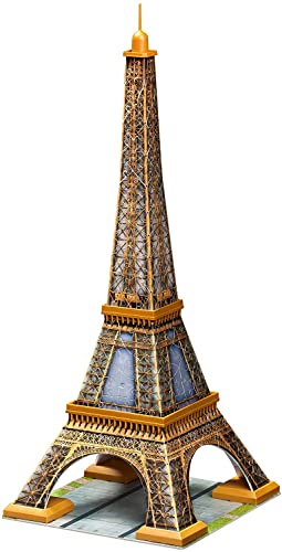 Ravensburger Eiffel Tower 216 Piece 3D Jigsaw Puzzle for Kids and Adults - 12556 - Easy Click Technology Means Pieces Fit Together Perfectly