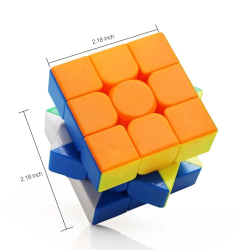 15 Pack 3x3 Speed Cube Set,3x3x3 Bulk Magic Cube Party Favors Stickerless Gifts for Kids Puzzle Game Toys - size: 15pcs