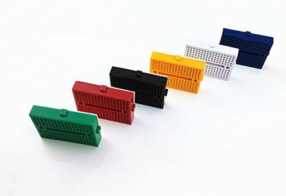 [12Packs] 170 Points Mini Small solderless breadboard Compatible for Proto Shield
