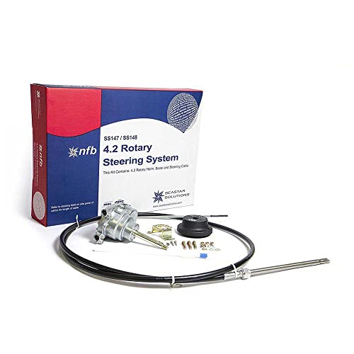 Dometic SeaStar NFB (No Feedback) Rotary Steering Kit with Single Cablet, SS147XX